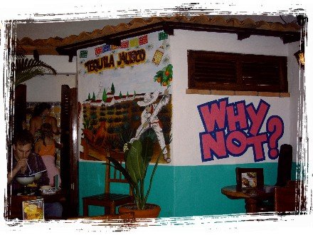 Inside PiPi's Restaurant in Puerto Vallarta